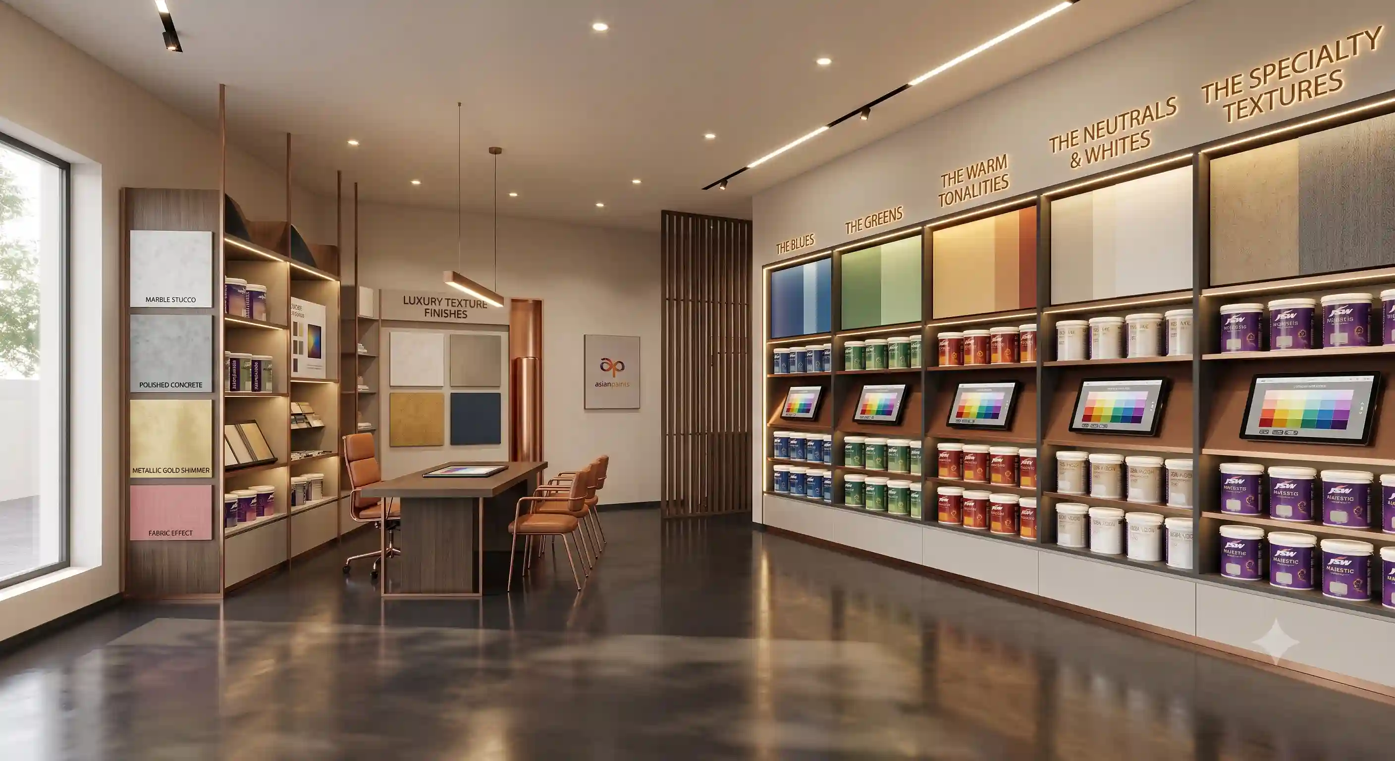 Venba Shines paint products being used for wall painting